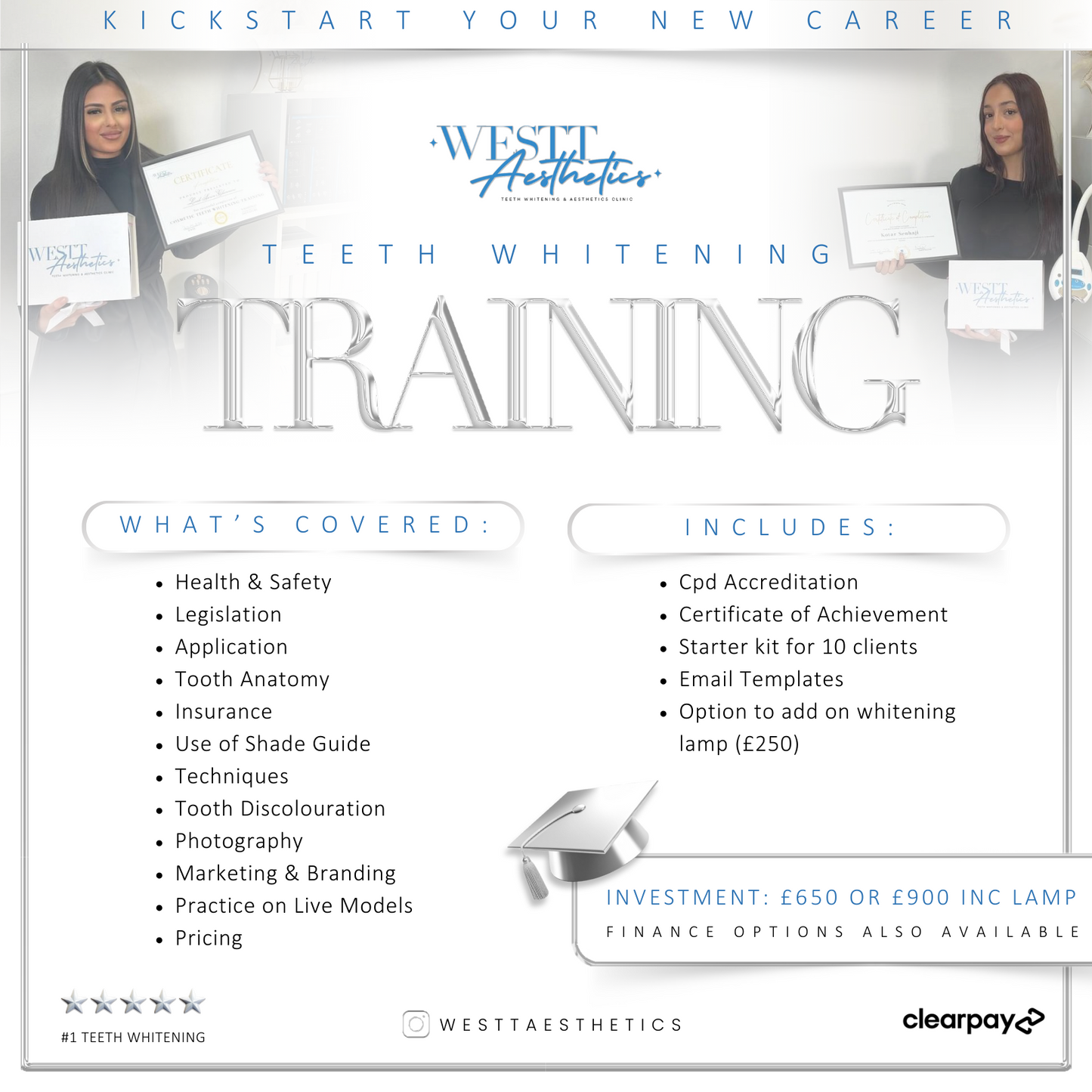 1-1 Cosmetic Teeth Whitening Training